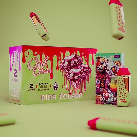 Calicleardisposablesusa.com | cali clear pina colada – 2g liquid diamonds disposable – hybrid
