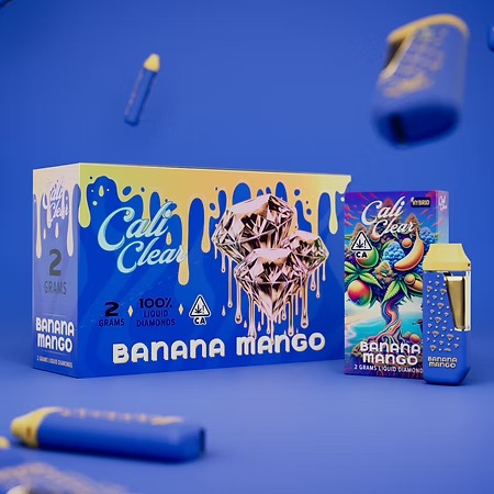 Cali Clear USA|Cali Clear Banana Mango – 2G Liquid Diamonds Disposable – Hybrid
